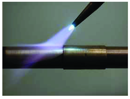 brazing step heating with flame