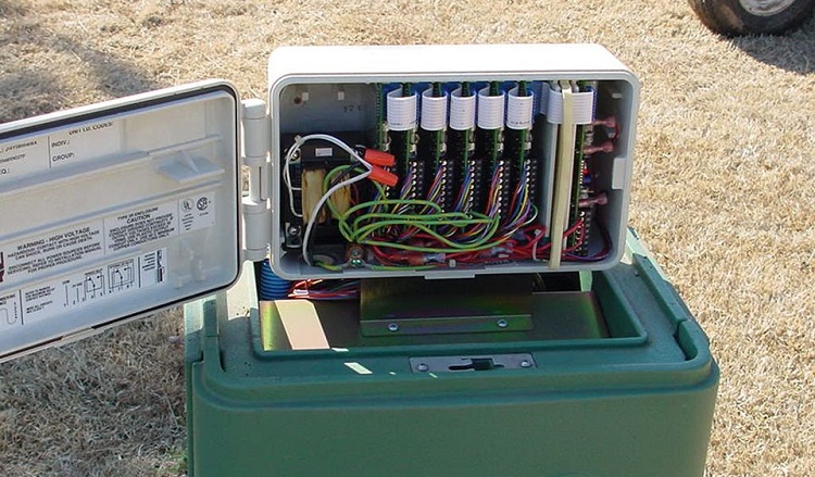 irrigation satellite controller installation method