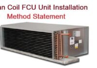 Fan Coil FCU Unit Installation Method Statement