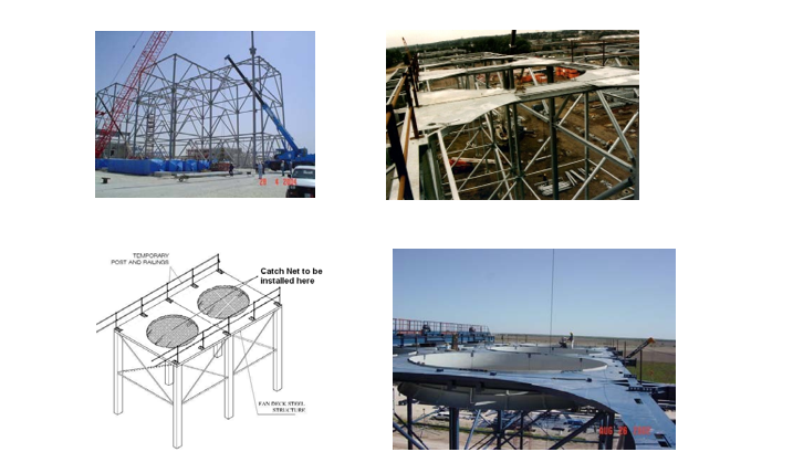 Upper Structure Fan Deck Erection Method